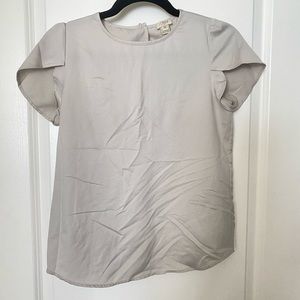 J. Crew Flutter Sleeve Shirt